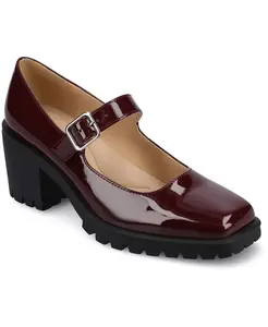 Женские туфли-лодочки Gladys с квадратным носком Journee Collection, красный