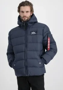 Стеганая куртка Alpha Industries "Hooded Puffer Alpha FD", с капюшоном, синий