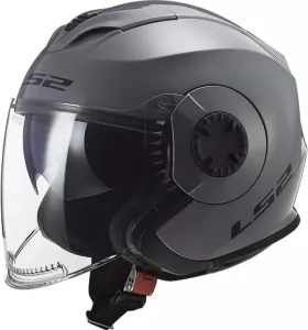 Мужской мотоциклетный шлем LS2 Verso, Nardo grey