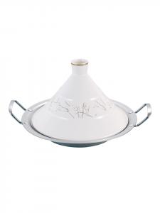 Фарфоровая кастрюля/пароварка Ø22 см, белого цвета Zellerfeld