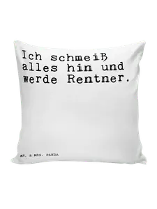 Подушка Mr. & Mrs. Panda, белый