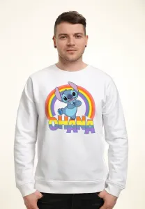 Толстовка lilo stitch rainbow ohana Henry Tiger, White