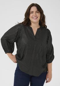 Блуза Kaffe Curve KCluisa Blouse, Black Deep/Black