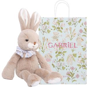 Хауард, плюшевая кукла Рисовый Кролик с галстуком-бабочкой и лечебными полосками, высота 30 см GABRIEL