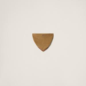 Топ-бандана из замши MIU MIU, коричневый