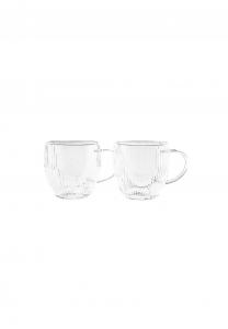 Стаканы с ручкой Almina Freya Double, 250 мл, 2 штуки