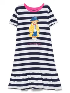 Платье с принтом Polo Bear POLO RALPH LAUREN KIDS, белый