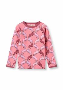 Топ Småfolk Long sleeved top, Mauve Rose/Pink