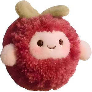 Плюшевый кулон личи и ямайская вишня высотой 8 см KEBO