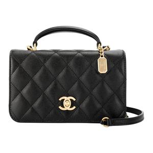 CHANEL Сумка через плечо мини женская черная