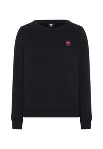 Свитер с вышивкой этикеток POLO SYLT, цвет 19-3911 Black Beauty