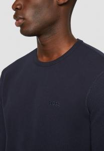 Топ с длинными рукавами TEMPESTO BOSS, темно-синий