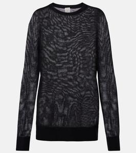 Оверсайз свитер Toteme, черный