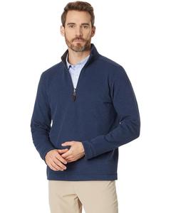 Свитер Johnston & Murphy Reversible 1/4 Zip, цвет Navy/Brown
