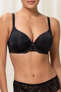Очаровательный бюстгальтер Amourette на косточках с мягкими получашками Triumph, черный