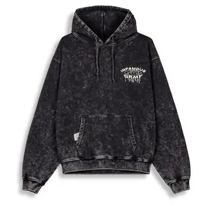 Худи Grimey Follow The Dollar Washed Vintage, черный