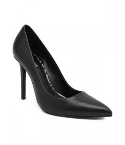 Туфли женские Just Cavalli кожаные на шпильке, черный