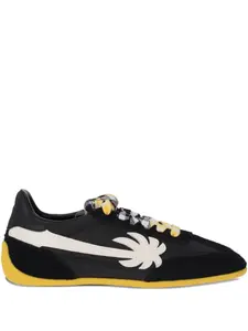 Кожаные кроссовки PA 5 Palm Angels, черный