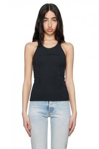 Тяжелая хлопковая майка-джерси Mm6 Maison Margiela, черный