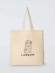 Хлопковая сумка-шопер с графическим логотипом John Lewis x LABRUM, Natural