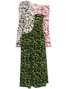 Stine Goya платье миди на одно плечо, зеленый