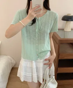 Летний вязаный кардиган Aimoha - Select -, цвет Light Green