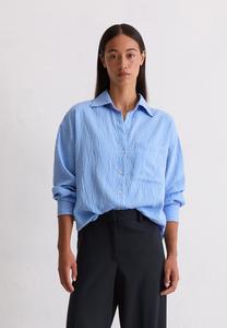 Блуза Marc O'Polo CASUAL FIT LONG SLEEVE STRIPES, Mid Blue Offwhite Stripe/Blue