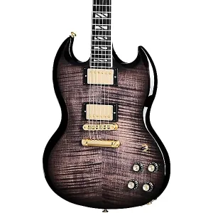 Электрогитара Gibson SG Supreme 2024 - Прозрачный эбеновый градиент