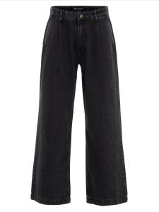 Джинсы с широкими штанинами VAMOS CLO, Black Denim