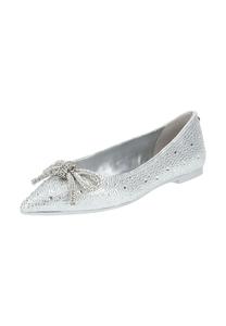 Текстильные балетки STEVE MADDEN, серебро