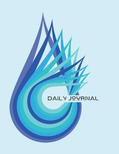 Daily journal | Everyday Gratitude | Blue: 200 Pages|100 Sheets | White page (Independently published)