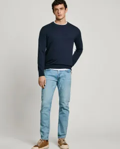 Мужские джинсы Stanley зауженного кроя с эффектом потертости Pepe Jeans, синий