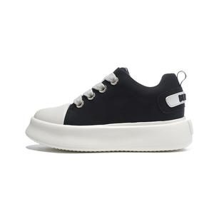 Bull Thunder Скользоустойчивые мужские скейтерские кеды на низком ходу с эффектом увеличения роста черные, цвет Black Height Increasing