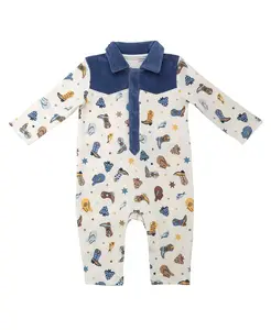 Забавный комбинезон в ковбойском стиле для мальчиков Baby Starters