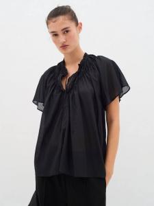 Balwina топ с рюшами из шифона InWear, Black