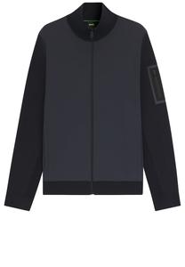 Вязаный кардиган BOSS K_Momentum-X HY, темно-синий