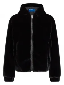 Куртка на молнии с капюшоном Karl Lagerfeld Jeans, черный