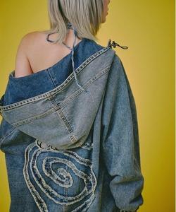 Толстовка джинсовая GALFY/Galfy Gurgunya (мужская)