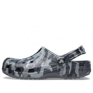 Сандалии Crocs Beach Sandals Gray Camouflage Unisex, серый