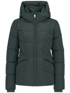 Стеганое пальто Anna2 L60391CO темно-зеленого цвета COVERED