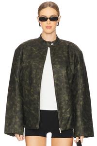 Винтажная патинированная куртка Weworewhat, черный