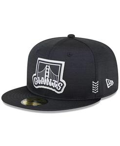 Мужская черная бейсболка San Francisco Giants 2024 Clubhouse 59FIFTY Fitted New Era