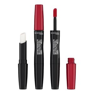 Стойкая жидкая помада Provocalips Rimmel, цвет 740 caught red lipped, 2,3 мл + 1,6 мл