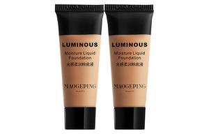 Жидкий тональный крем с эффектом увлажнения и светочувствительной формулой 5мл*2/5мл*5 MAOGEPING