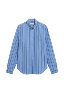 ARMEDANGELS Рубашка на пуговицах комфортного кроя в синем цвете