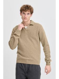Свитер CFKARL LAMBSWOOL POLO KNIT бежевого цвета CASUAL FRIDAY