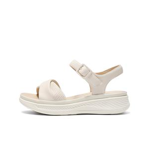 BELLE Женские сандалии на одной застежке экрю, цвет Ecru