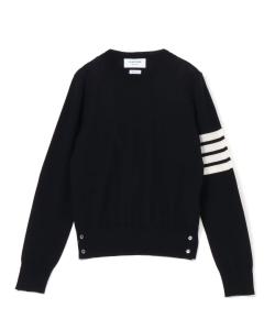 <Официальный> Пуловер свободного кроя с 4 полосами