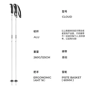 HKDA 42 новые лыжные палки Atomic для взрослых, мужчин и женщин, модель 2324 cloud white, 115 см