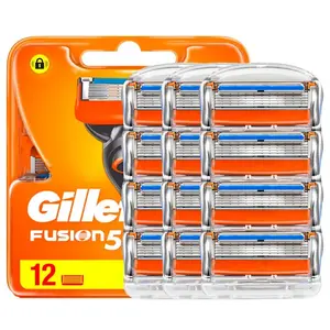 Ручная бритва для личной гигиены подарок на день рождения для парня Gillette, Blade Head 12 Pcs/Box